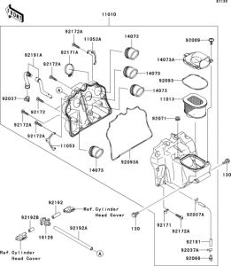 ZR750 Воздушный фильтр