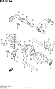 RM85 Механизм  переключения передач