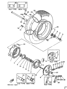 LB50 Переднее колесо