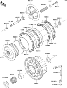 ZX600 Сцепление