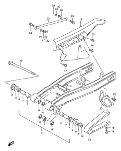 DF200 Маятник задний
