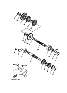 QA50 Мост ведущий комплект