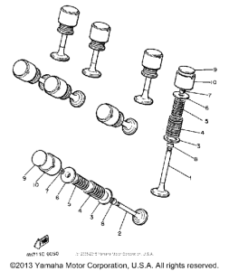 XJ650RJ Клапана