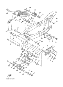 TTR125LE Rear arm & suspension 2