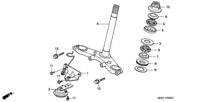 NSR50F Траверса нижняя