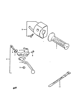 GS250 Left handle switch