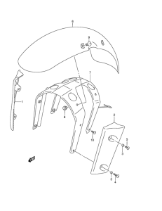 VZ800 Переднее крыло