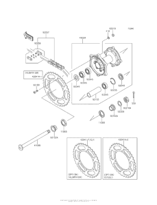  Задняя ступица колеса
