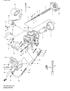 UC125 Carburetor assy