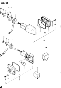 GS1100 Поворотники