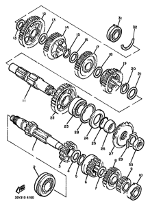 FJ1100 Трансмиссия