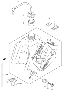 DR-Z250 Tank fuel