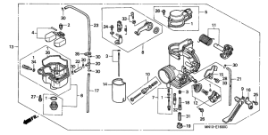 XR600R Carburetor assy