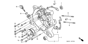 SCV100 Картер правый