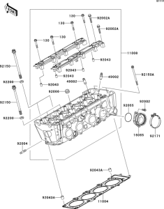 ZR750 Головка цилиндров