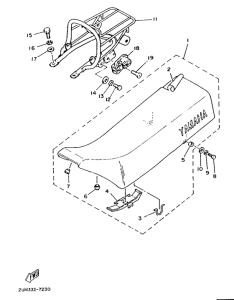 DT50MX Seat. carrier