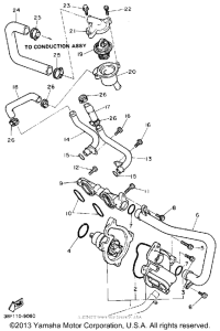 FZR400SAC Водяной насос