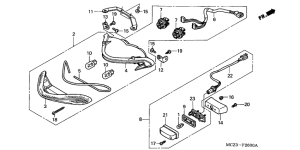 CB900F Taillight unit ass`y