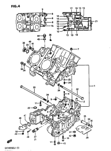 GV1400 Картер двигателя