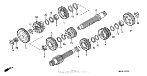 ST1100 Трансмиссия