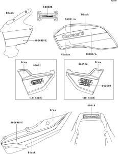 ZR1200 Decals(black / violet)(a1p)