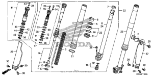  Передняя вилка