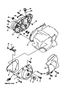 XV250 ｸﾗﾝｸｹｰｽｶﾊﾞｰ 1