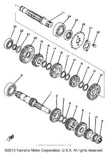 TT250G Трансмиссия