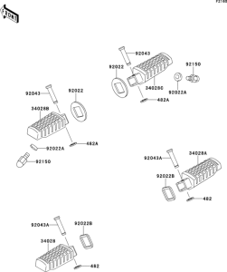 ER500 Подножки