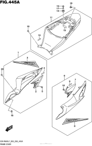 GSX-R600 Frame Cover (Ysf)