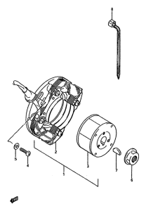 RM125 Зажигание