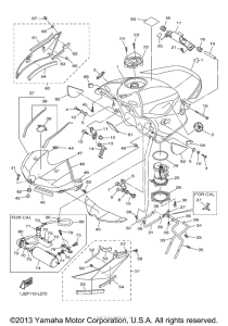 YZF-R6 Топливный бак