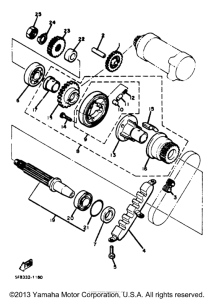 XJ550H Муфта стартера