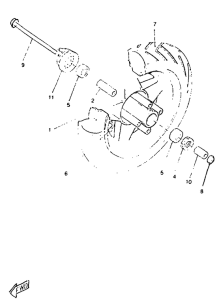 CW50RSP Переднее колесо
