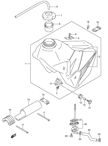 DR-Z400 Tank fuel