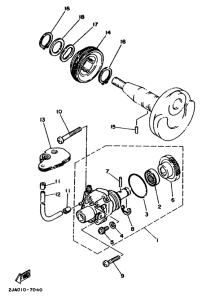 CG50E Масляный насос