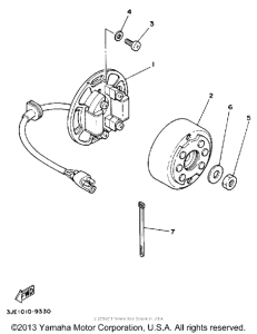 YZ250W Генератор