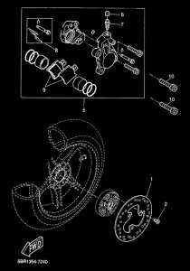 YQ50 Задний суппорт