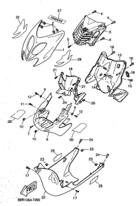 YQ50 Ветровое стекло