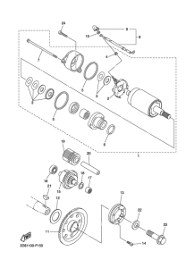 XVS1300A Стартер