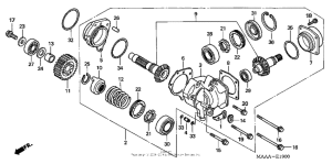 VT1100C Дифференциал