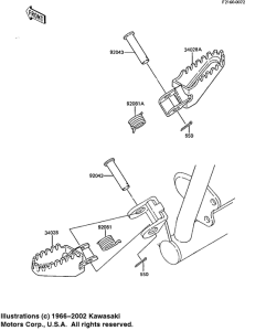 KX60 Подножки