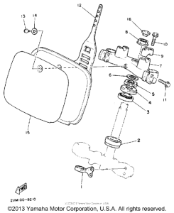 YZ250U Управление
