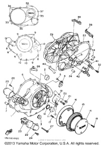 XV1100AC Боковые крышки