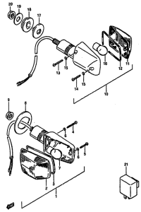 GSX-750 Поворотники