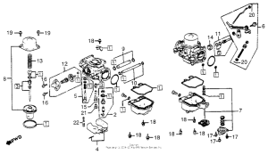 GL1100I Carburetor comp. i
