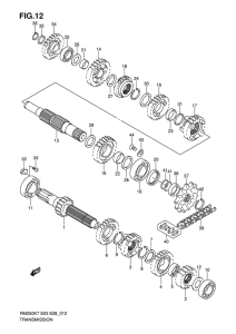 RM250 Трансмиссия