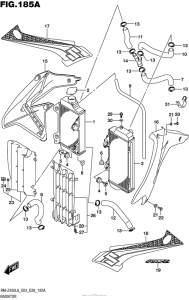 RM-Z450 Радиатор