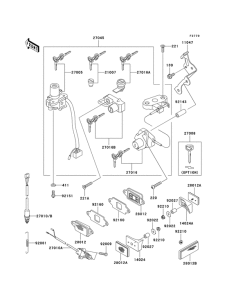 ZX600 Замок зажикания