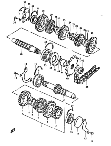 GS1000 Трансмиссия